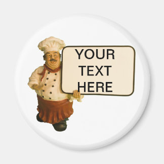 Chef-kok laat je je eigen tekst in zijn krijtbord magneet