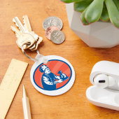 Chef-kok met geldzak Restaurant Finance Sleutelhanger