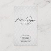 chef-kok | Servies Logo Visitekaartje (Achterkant)