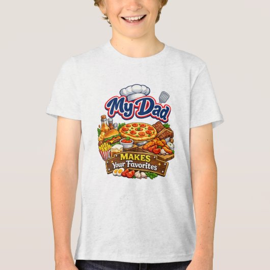 Chef / Kok Tri-Blend Shirt (Voorkant)