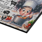 Chef Kooktemperatuur Glas Snijplank (Hoek)