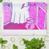 Chef Kurt Serviette de cuisine - Ghost mignon avec (Plié)