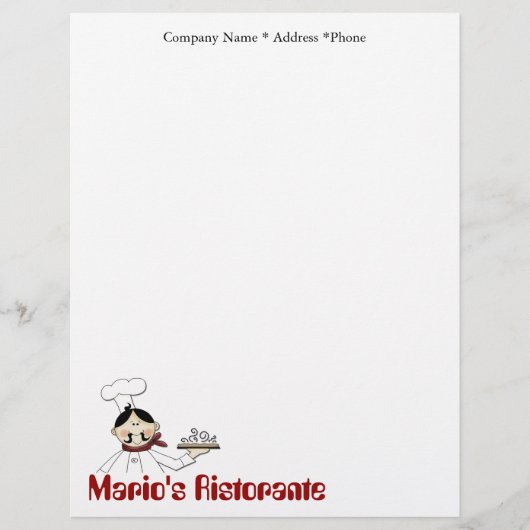Chef Letterhead Briefhoofd (Voorkant)