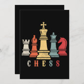 Chef Lover| Cheque Set Checkmate Cadeau Feestdagenkaart (Voorkant / Achterkant)