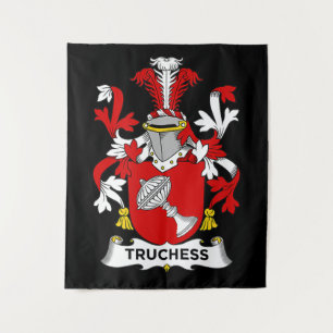 Chef Lover Truchess Coat of Arms - Family Crest Wandkleed