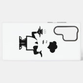 Chef met een kom soep Galaxy S22 Ultra Samsung Galaxy Hoesje (Achterkant horizontaal)