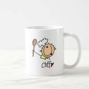 Chef met lepel Tshirts en geschenken Koffiemok