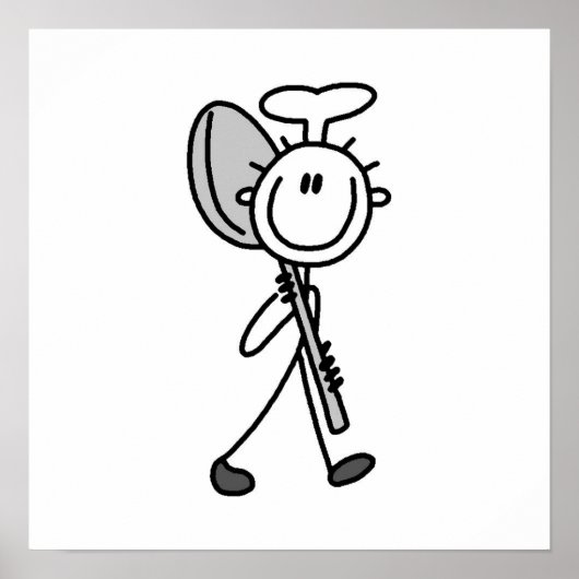 Chef met spleet poster (Voorkant)