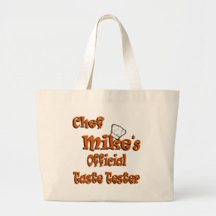 Chef Mike's smaaktester Grote Tote Bag