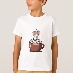 Chef Muis op Marshmallow Cacao Mok Kinderen T-shirt
