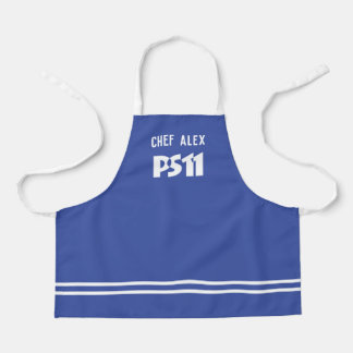 Chef Naam en School Logo Gepersonaliseerde Kinder Schort