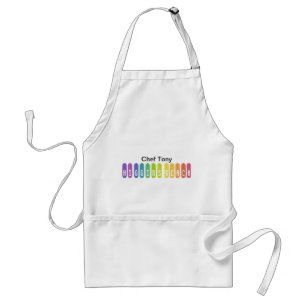 Chef Name Fun Summer Higgins Beach Apron Standaard Schort