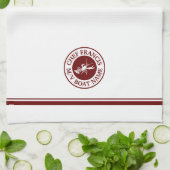 Chef nautique Homard Logo Cuisine Serviette (Plié)