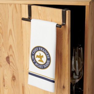 Chef nautique Sea Bird Logo Cuisine Serviette