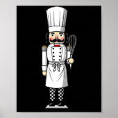 Chef Nutcracker Cook Hat Xmas Poster (Voorkant)