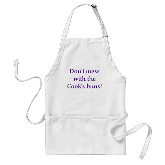 Chef of Cook Apron Standaard Schort (Voorkant)