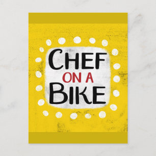 Chef op een Briefkaart