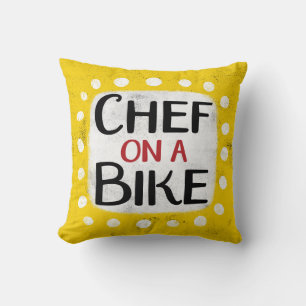 Chef op een Sierkussen