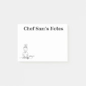 "Chef" op maat Post-it® Notes (Voorkant)