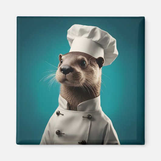 Chef Otter Magneet (Voorkant)