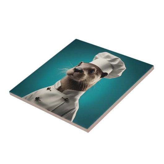 Chef Otter Tegeltje (Zijkant)