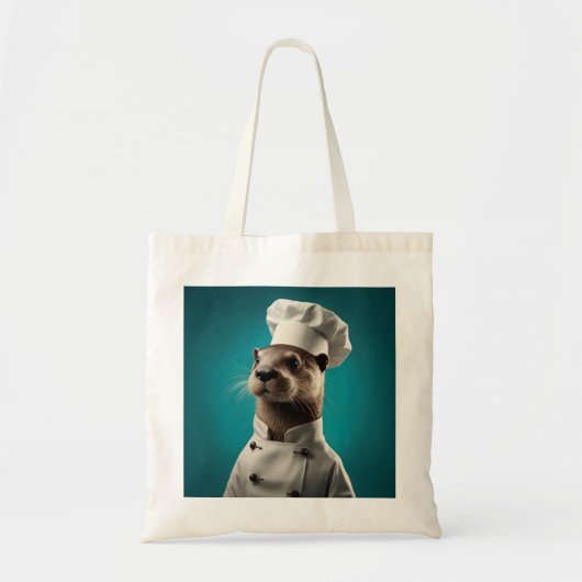 Chef Otter Tote Bag (Voorkant)