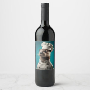 Chef Otter Wijn Etiket