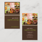 Chef ou cartes de visite de restauration (Devant / Derrière)