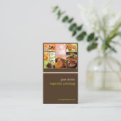 Chef ou cartes de visite de restauration (Debout devant)