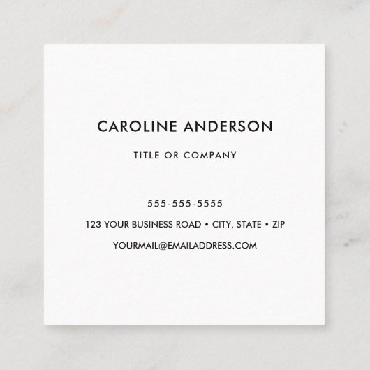 Chef ou cartes de visite de restauration - couvert (Dos)