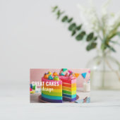 Chef pâtisserie boulangerie Carte de visite (Debout devant)