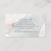 Chef pâtisserie boulangerie Carte de visite (Dos)