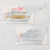 Chef pâtisserie boulangerie Carte de visite (Devant / Derrière)