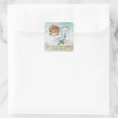 Chef pâtissier boulanger Aquarelle Étiquettes de p (Sac)