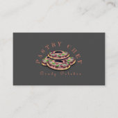 Chef pâtissier boulangerie Carte de visite de boul (Devant)