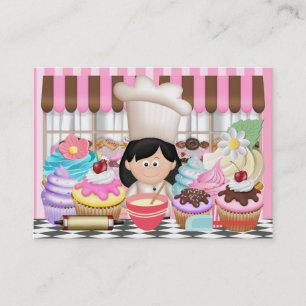 Chef pâtissier / Cupcake / Carte de visite de rest