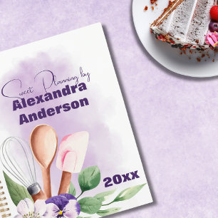 Chef pâtissier Ustensiles de cuisine Aquarelle vio