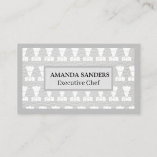 Chef Pattern   Leer   Whisk Visitekaartje