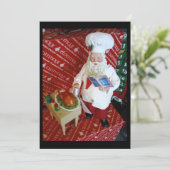 CHEF PÈRE NOËL INVITATION NOËL (Debout devant)