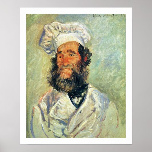 Chef Père Paul van Claude Monet Poster (Voorkant)