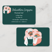 Chef personnel Cook Baker Carte de visite privé (Devant / Derrière)