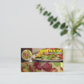 Chef personnel professionnel Carte de visite (Debout devant)