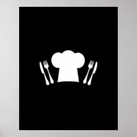 Chef Pet Knife en Fork Kitchen of Restaurants