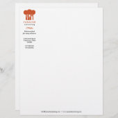 Chef Pet Letterhead Briefhoofd (Voorkant / Achterkant)