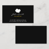 Chef Pet Logo Persoonlijke Chef Catering Visitekaartje (Voorkant / Achterkant)