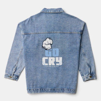 Chef-Pet rijdt in de loop van Cook Denim Jacket