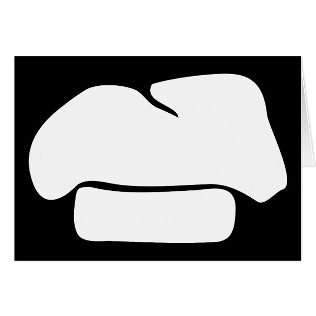 chef pet silhouet (Voorkant Horizontaal)