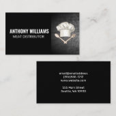 Chef Pet Spoon Fork Logo Visitekaartje (Voorkant / Achterkant)