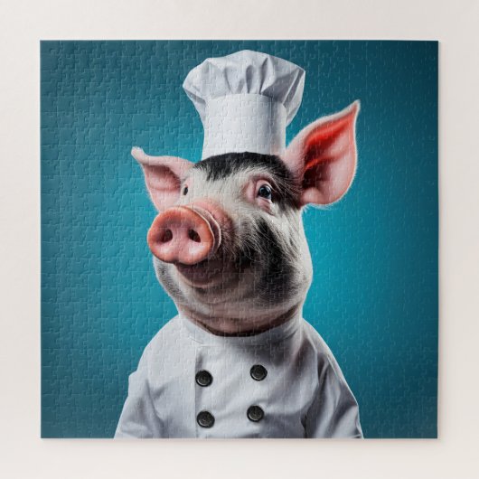 Chef Pig Legpuzzel (Verticaal)