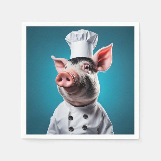 Chef Pig Servet (Voorkant)